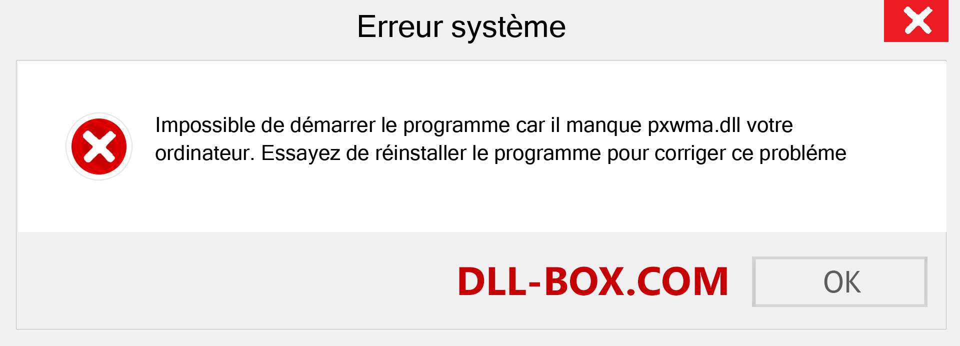 Le fichier pxwma.dll est manquant ?. Télécharger pour Windows 7, 8, 10 - Correction de l'erreur manquante pxwma dll sur Windows, photos, images